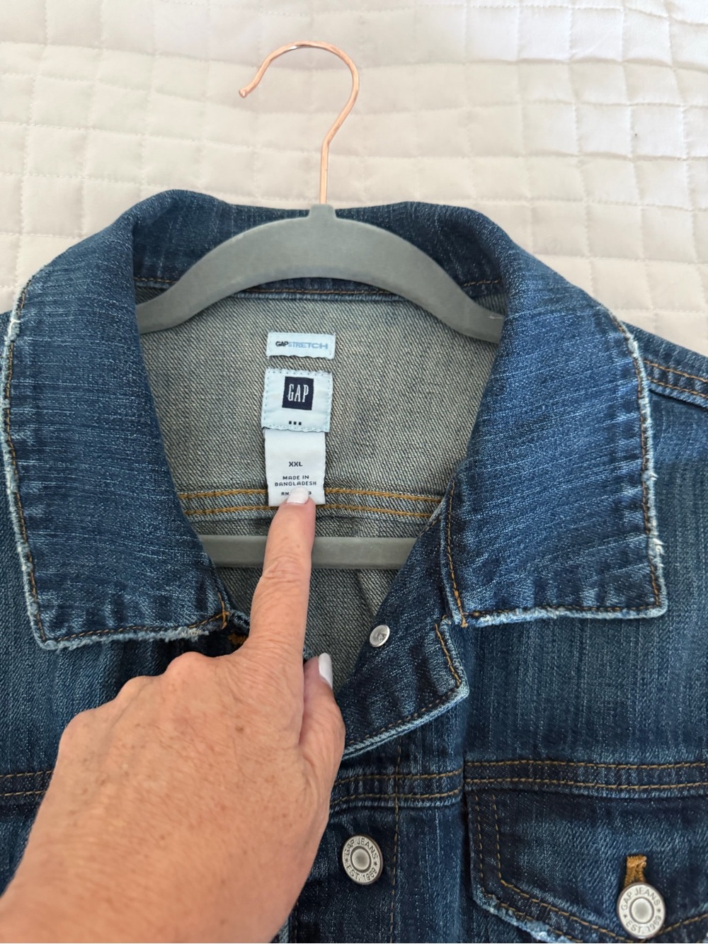 GAP Dark Blue Denim Jacket - Picture 4 of 4